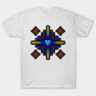 Four-sided Mandalas in repeating pattern T-Shirt